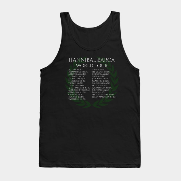 Hannibal Barca World Tour Tank Top by Styr Designs